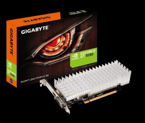Obrázek GIGABYTE VGA NVIDIA GeForce GT 1030 2G, 2GB GDDR5, 1xHDMI, 1xDVI-D, passive
