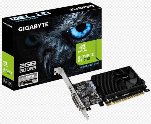 Obrázek GIGABYTE VGA NVIDIA GeForce GT 730, 2GB DDR5, 1xHDMI, 1xDVI-D