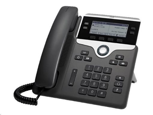 Obrázek Cisco CP-7841-3PCC-K9=, VoIP telefon, 4line, 2x10/100/1000, displej, PoE - REFRESH