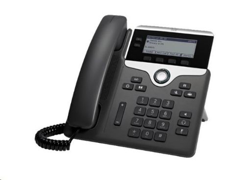 Obrázek Cisco CP-7821-3PCC-K9=, VoIP telefon, 2line, 2x10/100, 3,5" displej, PoE