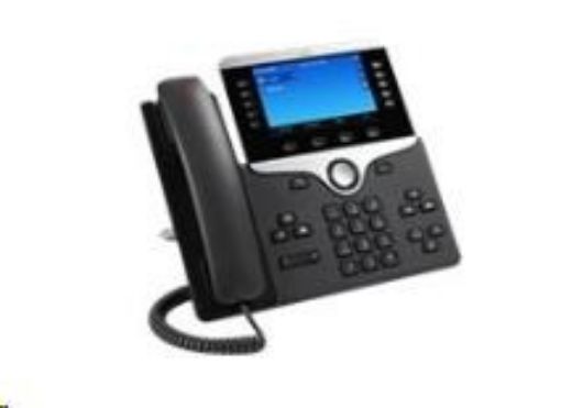 Obrázek Cisco CP-8841-3PCC-K9=, VoIP telefon, 10line, 2x10/100/1000, 5" displej, PoE