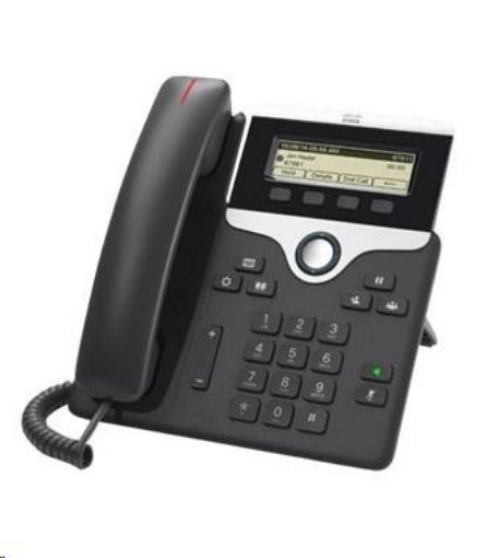 Obrázek Cisco CP-7811-3PCC-K9=, VoIP telefon, 1line, 2x10/100, displej, PoE
