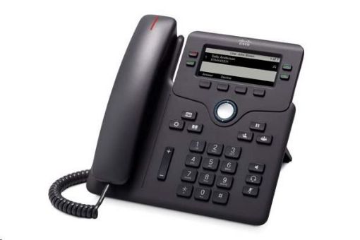 Obrázek Cisco CP-6851-3PW-CE-K9=, VoIP telefon, 4line, 3,5" LCD, 2x10/100/1000, PoE, MPP, adaptér