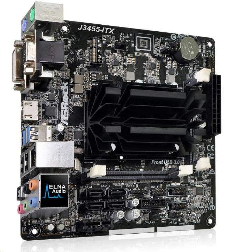 Obrázek ASRock MB Int.procesor J3455-ITX, 2xDDR3/DDR3L SODIMM, VGA, mini-ITX