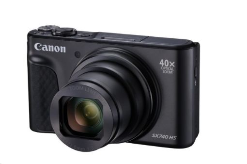 Obrázek Canon PowerShot SX740 HS, 20.3Mpix, 40x zoom, WiFi, 4K video - černý