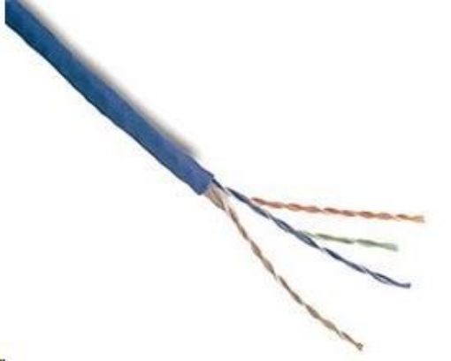 Obrázek UTP kabel PlanetElite, Cat5E, drát, PVC, modrá, 305m
