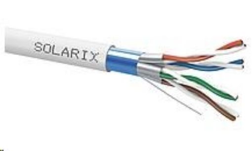 Obrázek Instalační kabel Solarix CAT6A FFTP šedý Dca s2 d2 a1 500m SXKD-6A-FFTP-LSOH