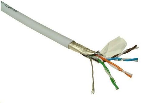 Obrázek FTP kabel PlanetElite, Cat5E, licna, PVC, Dca, šedý, 305m