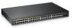 Obrázek Zyxel GS1900-48HP v2 50-port Gigabit Web Smart PoE switch, 48x gigabit RJ45 (z toho 24x PoE), 2x SFP, PoE budget 170W