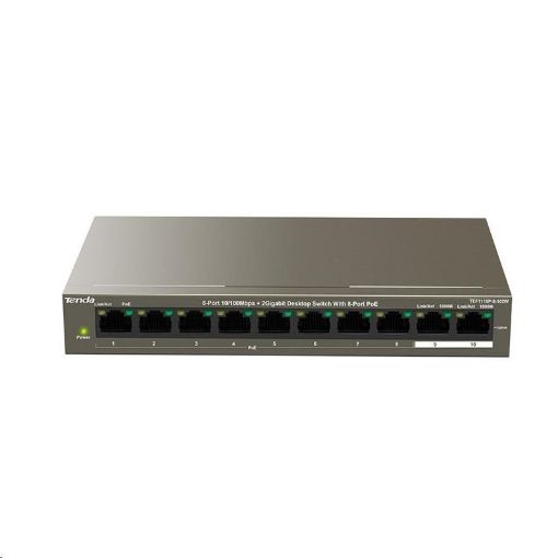 Obrázek Tenda TEF1110P-8-102W - PoE AT Switch