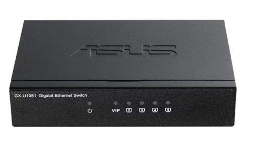 Obrázek ASUS GX-U1051, Kompaktní přepínač typu Plug-n-Play s VIP portem