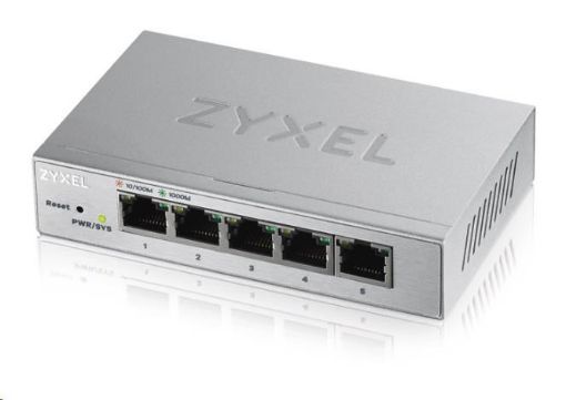 Obrázek Zyxel GS1200-5 5-port Desktop Gigabit Web Smart switch