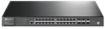 Obrázek TP-Link JetStream switch T3700G-28TQ, 24xGbE RJ45, 4xGbE SFP/RJ45, 2x 10Gb SFP+, 4x Fan