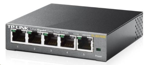 Obrázek TP-Link Easy Smart switch TL-SG105E (5xGbE, fanless)