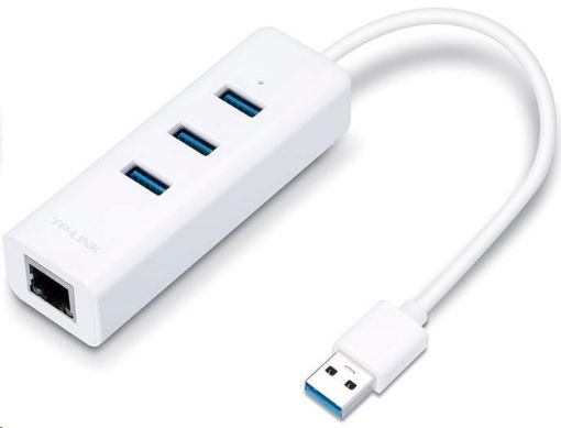 Obrázek TP-Link UE330 [USB 3.0 3-portový hub & gigabitový ethernet adaptér 2 in 1 USB adaptér]