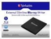 Obrázek VERBATIM externí mechanika Slimline Blu-ray Rewriter USB 3.0 Zdarma BR Disc 25GB (CD DVD BD Mdisc) +NERO