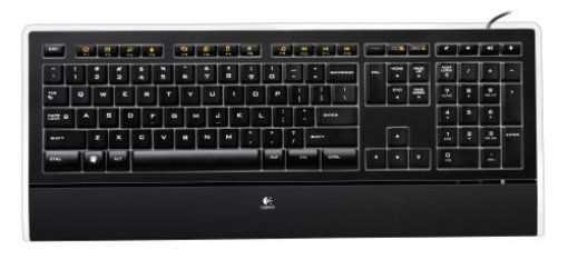 Obrázek Logitech Wireless Illuminated Keyboard K800, DE