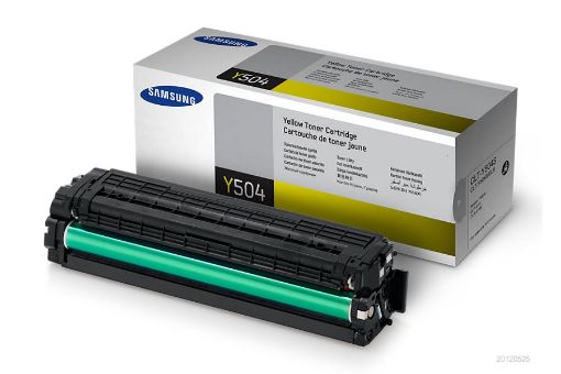 Obrázek Samsung CLT-Y504S Yellow Toner Cartri (1,800 pages)