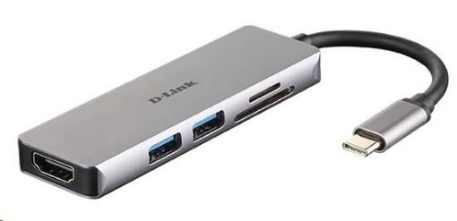 Obrázek D-Link DUB-M530 5-in-1 USB-C Hub with HDMI and SD/microSD Card Reader