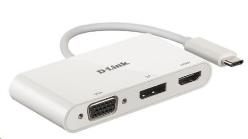 Obrázek D-Link DUB-V310 3-in-1 USB-C to HDMI/VGA/DisplayPort Adapter