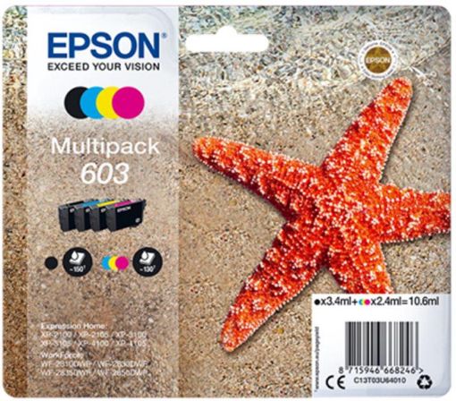 Obrázek EPSON ink Multipack Hvězdice 4-colours 603 Ink