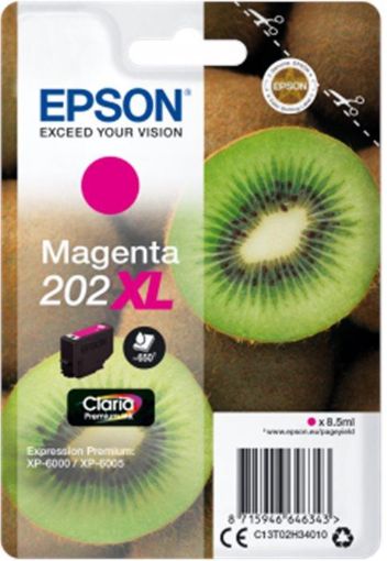 Obrázek EPSON singlepack,Magenta kiwi 202XL,Premium Ink,XL