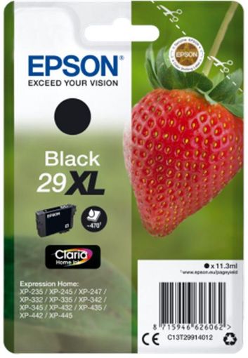 Obrázek Epson Singlepack Black jahoda 29XL Claria Home Ink