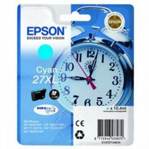 Obrázek EPSON cartridge T2712 cyan (budík) XL