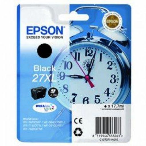 Obrázek EPSON cartridge T2711 black (budík) XL