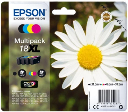 Obrázek Epson Multipack sedmikráska 4-colours 18XL Claria Home Ink