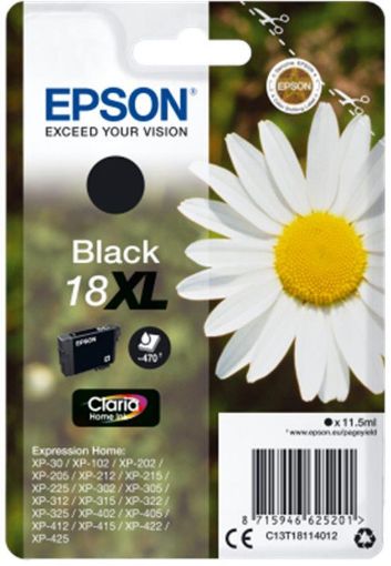 Obrázek Epson Singlepack Black 18XL Claria Home Ink sednmikráska