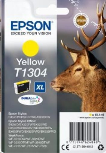 Obrázek Epson Singlepack Yellow T1304 DURABrite Ultra Ink jelen