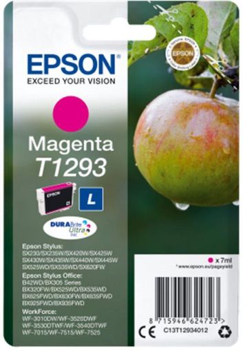 Obrázek Epson Singlepack Magenta jablko T1293 DURABrite Ultra Ink