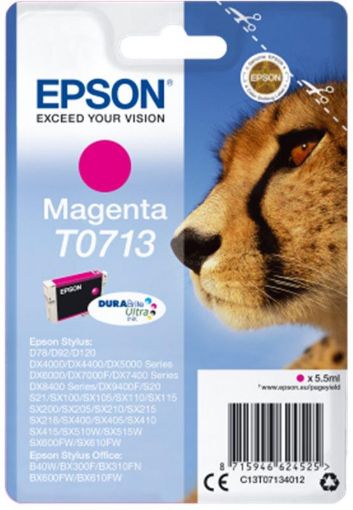 Obrázek EPSON inkoustová náplň Magenta gepard D78, DX4000/ 4050/ 5000/ 5050/ 6
