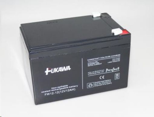 Obrázek Baterie - FUKAWA FW 12-12 U (12V/12Ah - Faston 250), životnost 5let