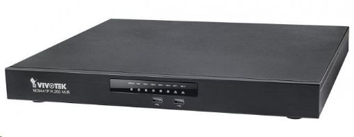 Obrázek Vivotek NVR ND9441P, 16 kanálů, 4x HDD (až 32TB), PoE (max.160W) H.265,3xUSB,1xHDMI,1xVGA výstup,8xDI/4xDO