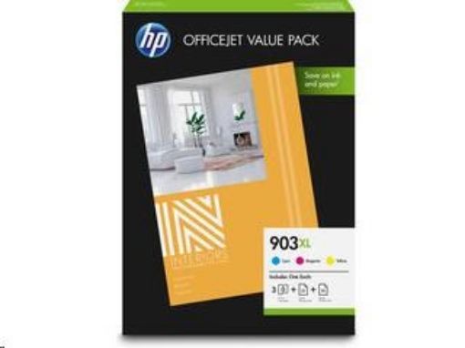 Obrázek HP 903XL CMY Ink Cartridge OVP Pack, 1CC20AE