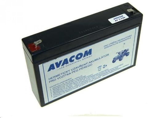 Obrázek AVACOM Náhradní baterie (olověný akumulátor) 6V 7Ah do vozítka Peg Pérego F1