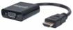 Obrázek MANHATTAN převodník z HDMI na VGA (HDMI Male to VGA Female, black, Polybag)