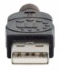 Obrázek MANHATTAN Kabel USB 2.0 A-A, aktivní prodlužovací 5m, Daisy-Chainable, Blister