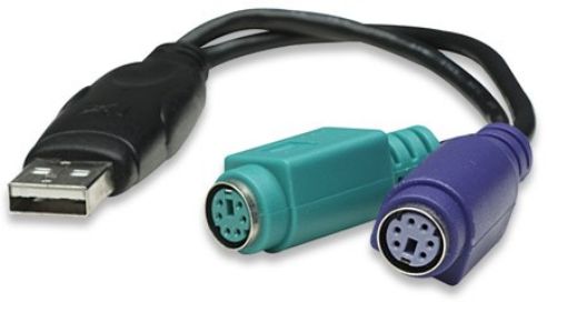 Obrázek MANHATTAN převodník z USB na 2x PS/2