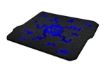 Obrázek C-TECH herní podložka pod myš ANTHEA CYBER BLUE, 320x270x4mm, obšité okraje