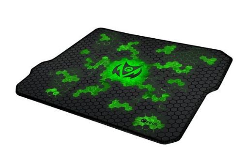 Obrázek C-TECH herní podložka pod myš ANTHEA CYBER GREEN, 320x270x4mm, obšité okraje