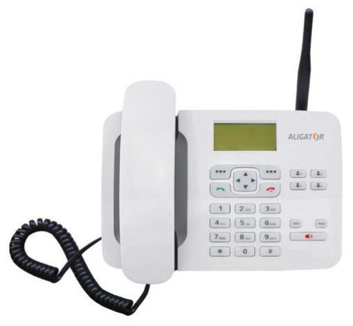 Obrázek Aligator GSM stolní telefon T100, bílá