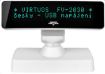 Obrázek Virtuos VFD zákaznický displej Virtuos FV-2030W 2x20 9mm, USB, bílý