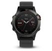Obrázek Garmin GPS sportovní hodinky fenix5 Gray Optic, černý řemínek