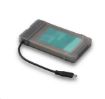 Obrázek iTec USB 3.0 MySafe Easy, rámeček na externí pevný disk 9,5mm / 2.5" USB-C 3.1 Gen2, černý