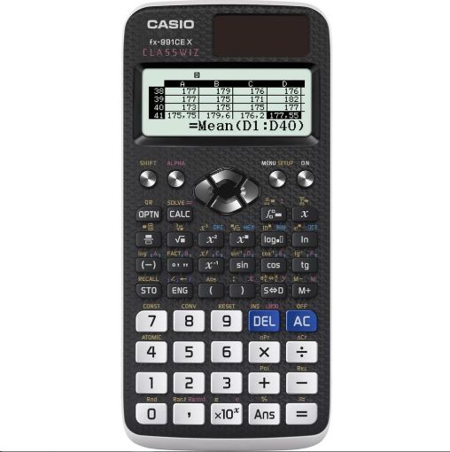 Obrázek CASIO kalkulačka FX 991 CE X, černá, školní