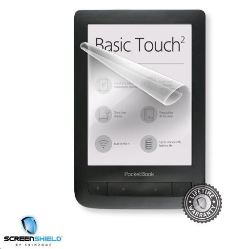 Obrázek ScreenShield fólie na displej pro POCKETBOOK 625 Basic Touch 2