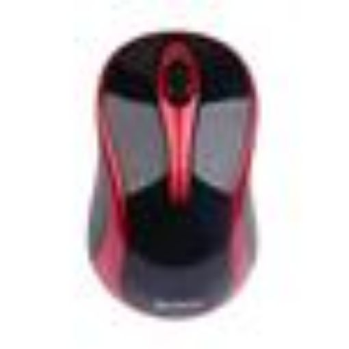Obrázek A4tech G3-280N, V-Track, bezdrátová optická myš, 2.4GHz, 10m dosah, černo-červená